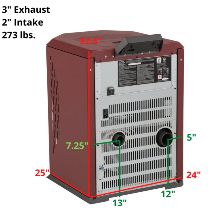 Comfortbilt HP22 Pellet Stove - Black