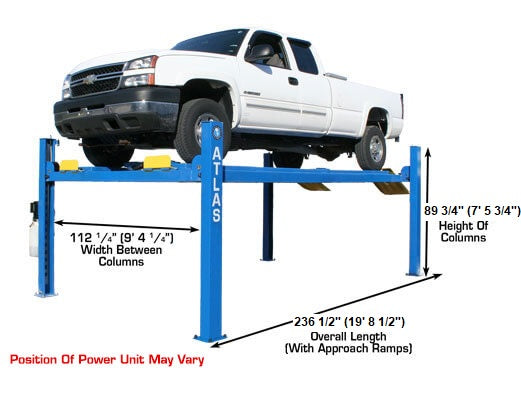 Atlas 412 4 Point Automotive lift