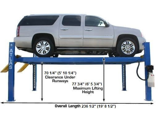 Atlas 412 4 Point Automotive lift