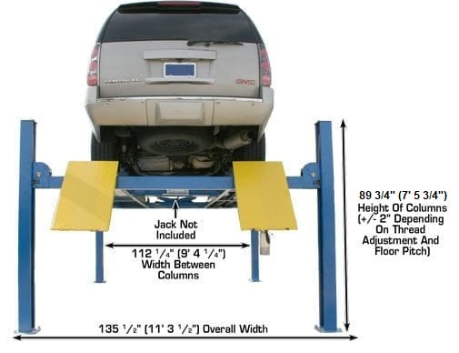 Atlas 412 4 Point Automotive lift