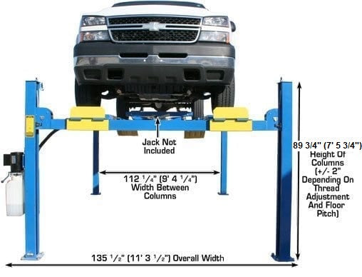 Atlas 412 4 Point Automotive lift